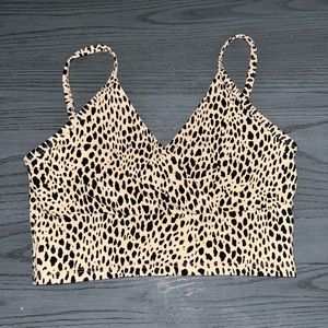 Cheetah Print Brandy Melville Tank Top